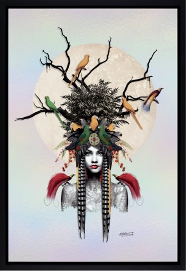 Maiden of the Forest by Matt Herring - Framed Limited Edition on Board